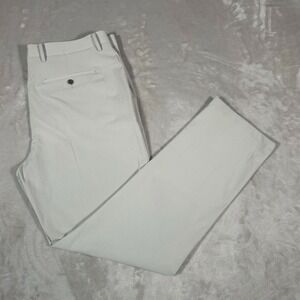 Ministry of Supply Pants Men 40x34 Cream Kinetic Twill 5 Pocket Performance Golf